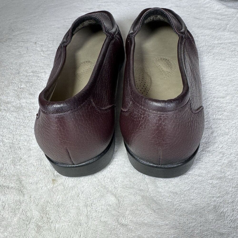 SAS Tripad Comfort Women’s Burgundy Leather Slip-On Loafers New W/O Box 8.5 WW - Picture 8 of 9
